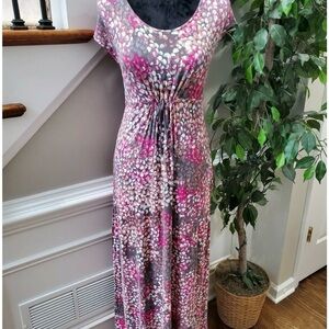 Carole Hochman Women PS Heavenly Soft Sleepwear Pink Gray 2 Side Pockets NWOT